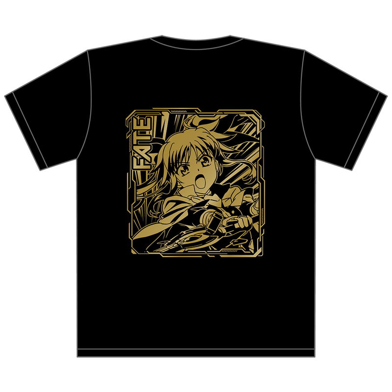 Magical Girl Lyrical Nanoha Series Foil Print T-shirt Fate T. Harlaown (Size M) image 3