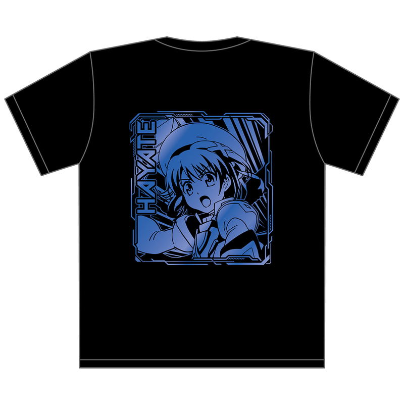 Magical Girl Lyrical Nanoha Series Foil Print T-shirt Yagami Hayate (Size L) image 3