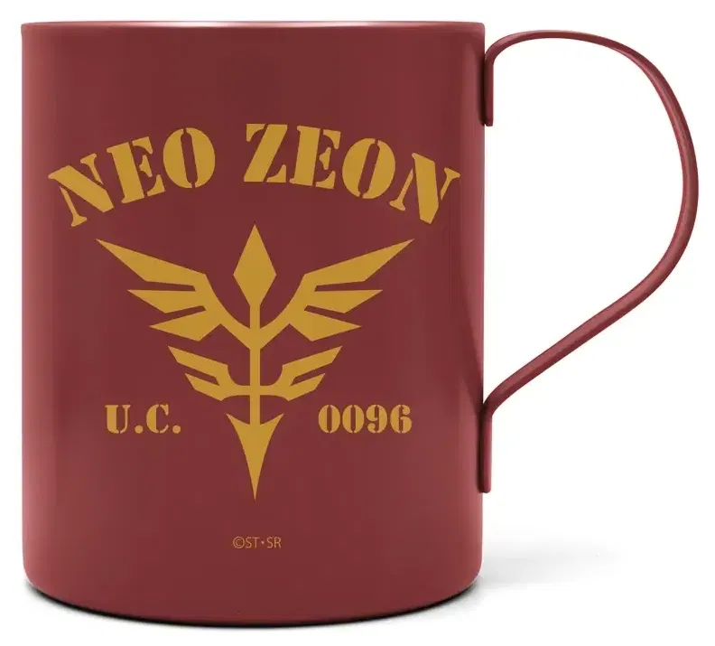 Mobile Suit Gundam Unicorn - Neo Zeon U.C.0096 Double-layered Stainless Steel Mug (Painted) image 1