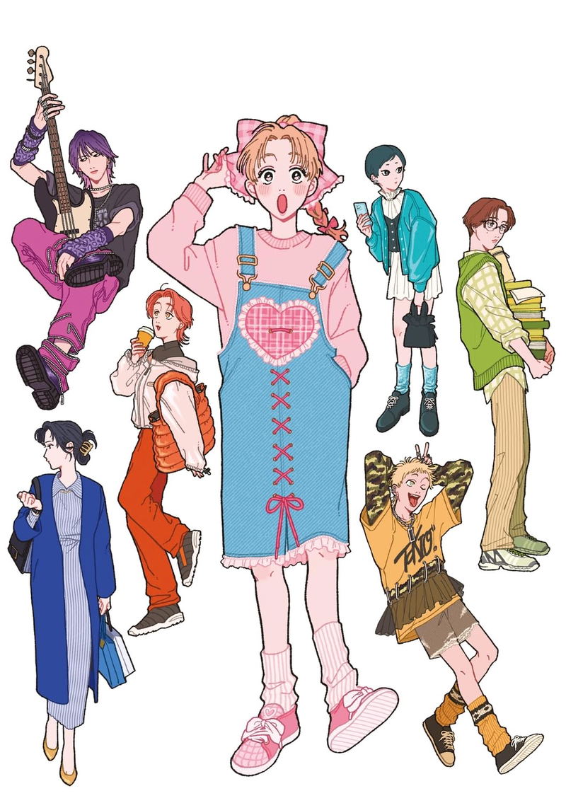 Tokyo Fashion Sketch Illustration & Comic Collection image 1
