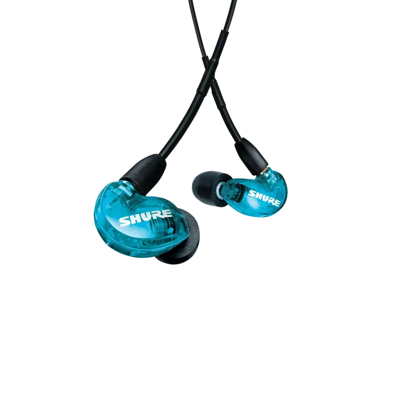 Shure AONIC 215 Wired Sound Isolating Earphones (Blue) image 1