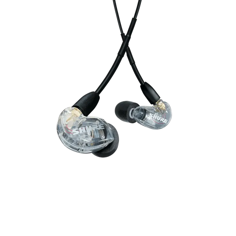 Shure AONIC 215 Wired Sound Isolating Earphones (Clear) image 1