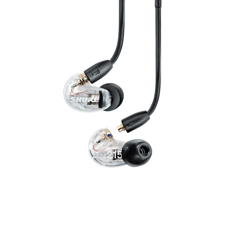 Shure AONIC 215 Wired Sound Isolating Earphones (Clear) image 2