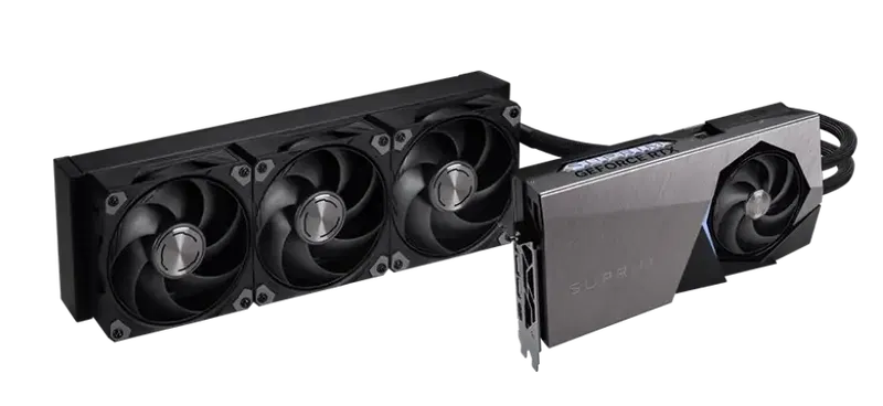 MSI GeForce RTX 5080 16G Suprim Liquid SOC image 1