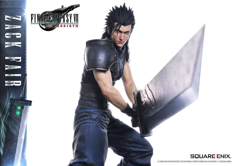 Square Enix Masterline Final Fantasy VII Rebirth 1/4 Scale Pre-Painted Figure: Zack Fair image 2