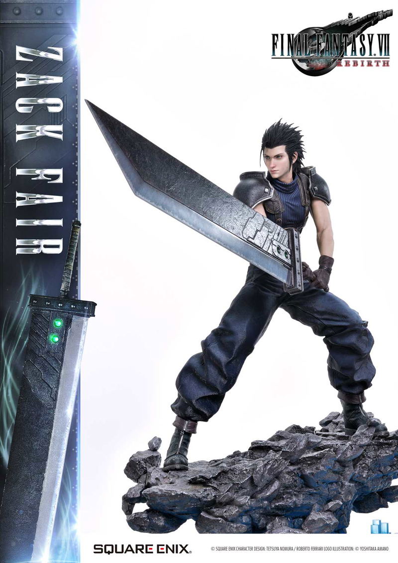 Square Enix Masterline Final Fantasy VII Rebirth 1/4 Scale Pre-Painted Figure: Zack Fair image 1
