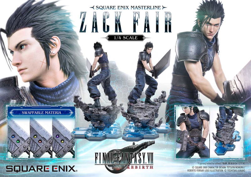 Square Enix Masterline Final Fantasy VII Rebirth 1/4 Scale Pre-Painted Figure: Zack Fair image 10