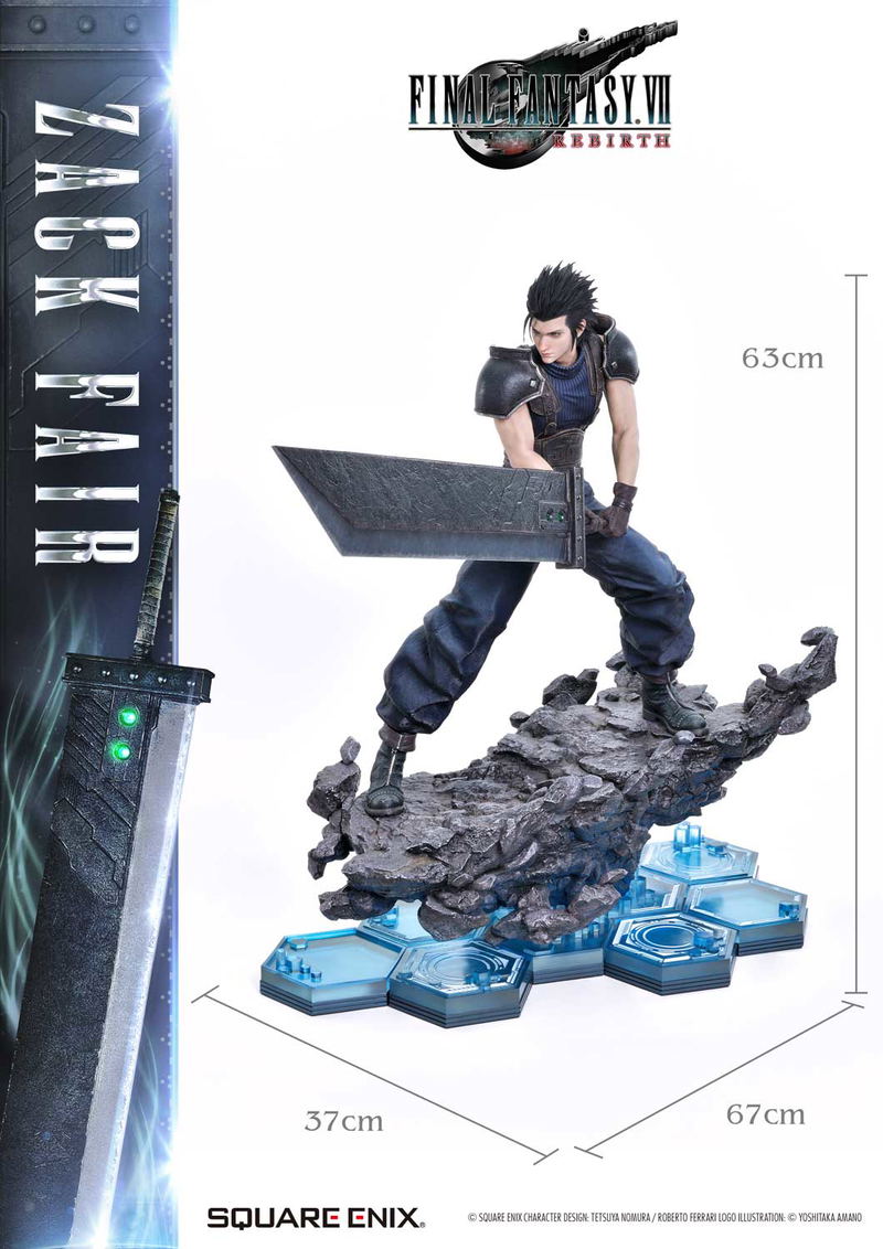 Square Enix Masterline Final Fantasy VII Rebirth 1/4 Scale Pre-Painted Figure: Zack Fair image 7