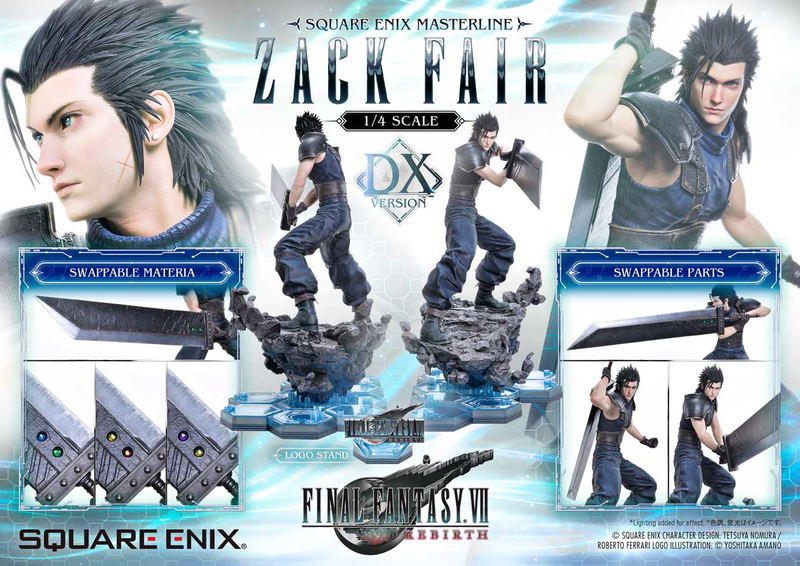 Square Enix Masterline Final Fantasy VII Rebirth 1/4 Scale Pre-Painted Figure: Zack Fair Deluxe Ver. image 10