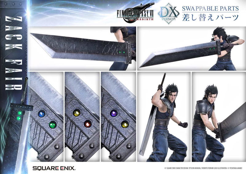 Square Enix Masterline Final Fantasy VII Rebirth 1/4 Scale Pre-Painted Figure: Zack Fair Deluxe Ver. image 8
