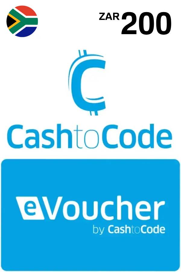CashtoCode Gift Card 200 ZAR | South Africa Account only <span class="ext ext_digital">digital</span> image 1