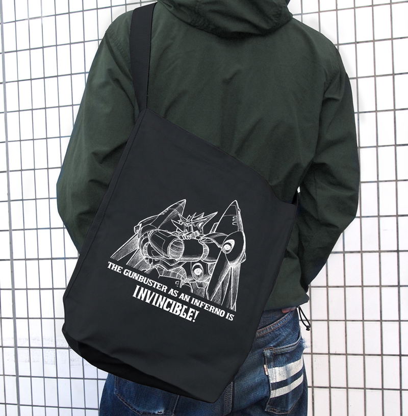 Gunbuster - Gunbuster Shoulder Tote Bag Koichi Ohata Ver. (Black) image 2