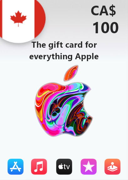 Apple Gift Card 100 CAD | Canada Account <span class="ext ext_digital">digital</span> image 1