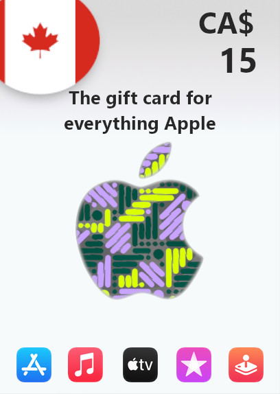 Apple Gift Card 15 CAD | Canada Account digital