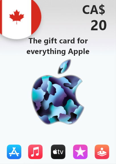 Apple Gift Card 20 CAD | Canada Account digital