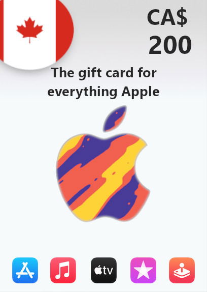 Apple Gift Card 200 CAD | Canada Account digital — Import Game Deal