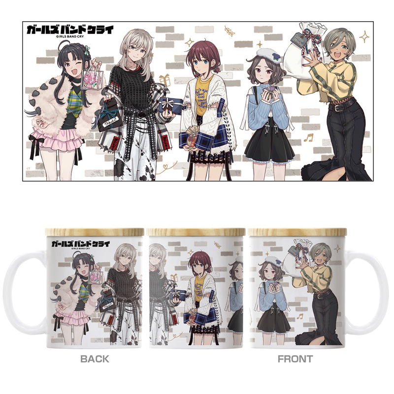 Girls Band Cry - Newly Drawn Togenashi Togeari Full Color Mug With Lid For You Ver. image 1