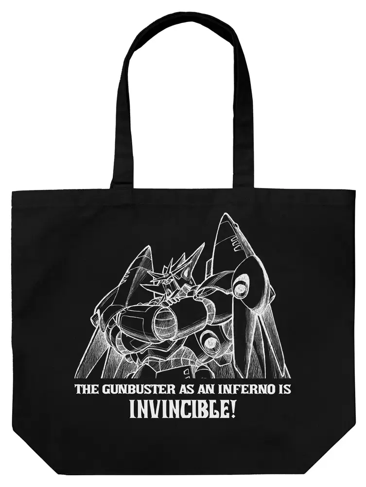 Gunbuster - Gunbuster Large Tote Bag Koichi Ohata Ver. (Black) image 1