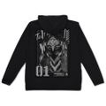 Evangelion - Eva Unit 01 Thin Dry Hoodie (Black | Size L) thumbnail 2