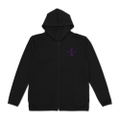 Evangelion - Eva Unit 01 Thin Dry Hoodie (Black | Size XL) thumbnail 3