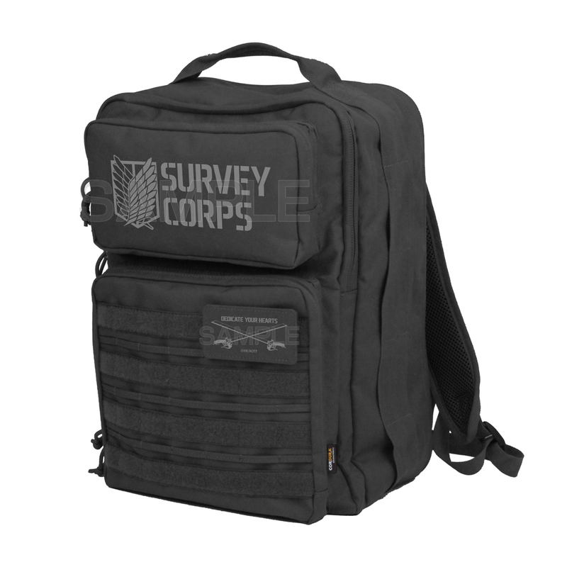 Attack On Titan - Survey Corps Functional Backpack (Black) image 1