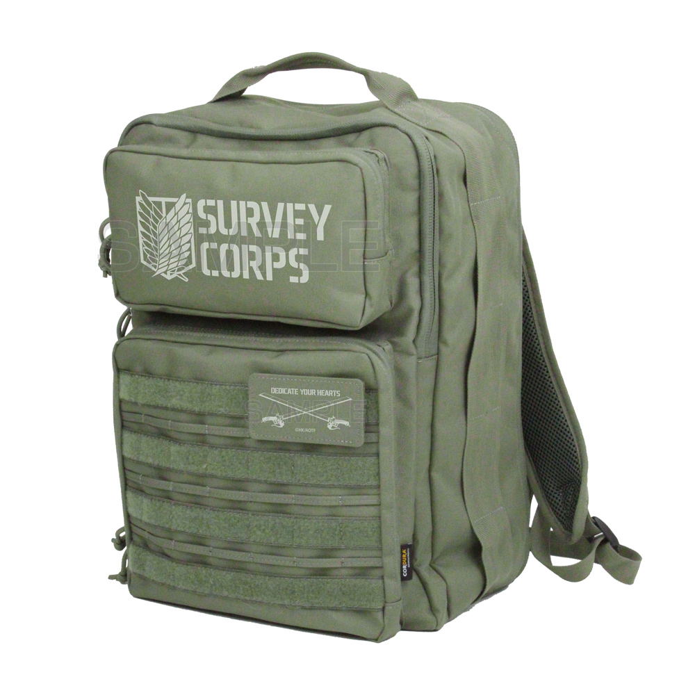 Attack On Titan - Survey Corps Functional Backpack (Ranger Green)