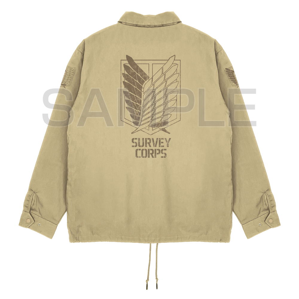 Attack On Titan - Survey Corps T/C Coach Jacket (Beige | Size XL)