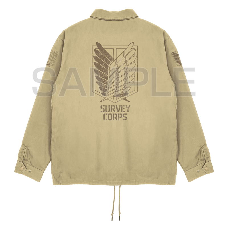 Attack On Titan - Survey Corps T/C Coach Jacket (Beige | Size XL) image 1