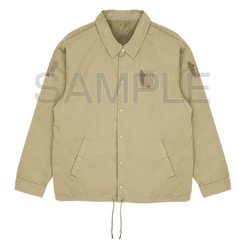 Attack On Titan - Survey Corps T/C Coach Jacket (Beige | Size XL) image 2