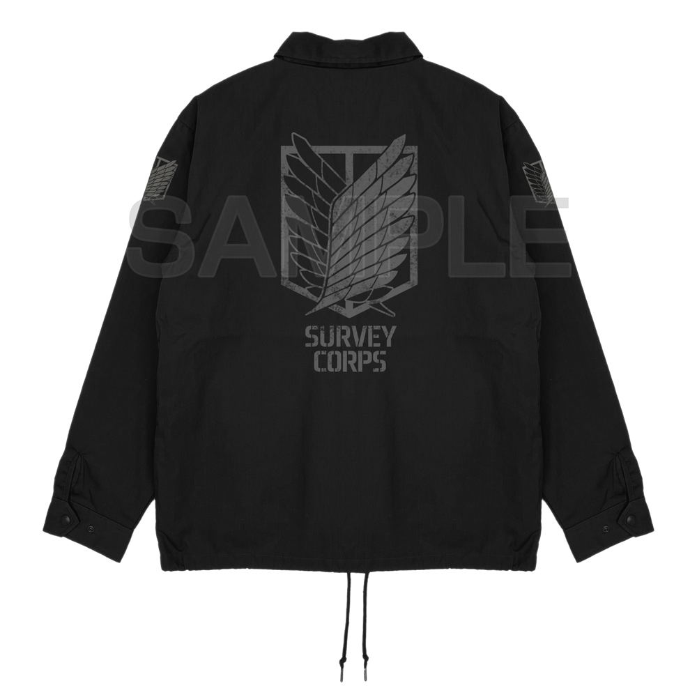 Attack On Titan - Survey Corps T/C Coach Jacket (Black | Size XL)