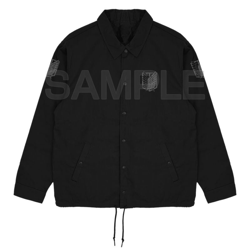 Attack On Titan - Survey Corps T/C Coach Jacket (Black | Size XL) image 2