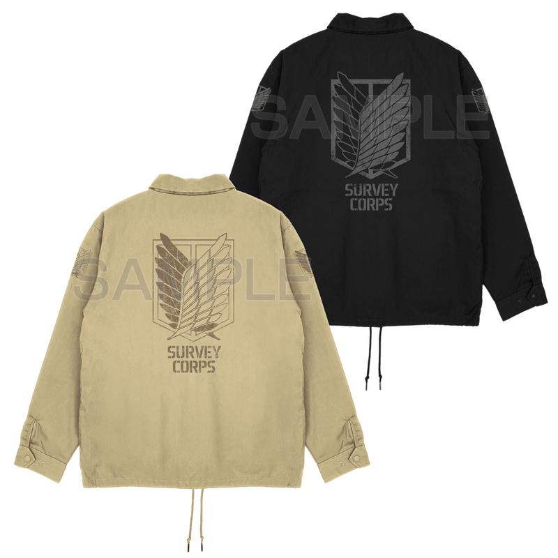 Attack On Titan - Survey Corps T/C Coach Jacket (Black | Size XL) image 5