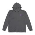 Evangelion - Eva Unit 01 Thin Dry Hoodie (Gray | Size XL) thumbnail 3