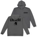 Evangelion - U.N.NERV Thin Dry Hoodie (Gray | Size M) thumbnail 1