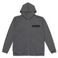 Evangelion - U.N.NERV Thin Dry Hoodie (Gray | Size XL) thumbnail 3