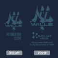 Evangelion - Wille ＆ Kredit Thin Dry Hoodie (Navy | Size M) thumbnail 4