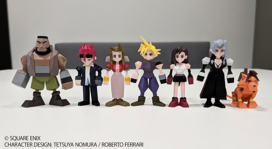 Final Fantasy VII Rebirth Polygon Mini Figures (Set of 7 Pieces)