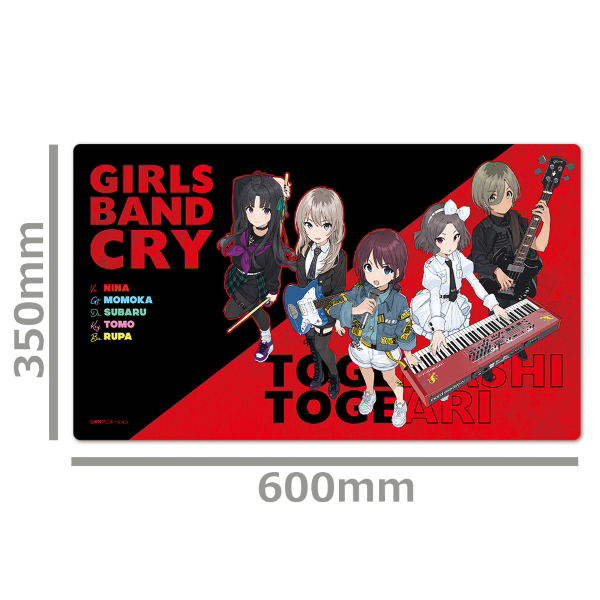 Girls Band Cry Character Rubber Mat Togenashi Togeari Vol. 2 image 3