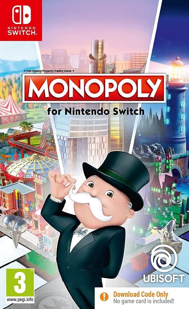 Monopoly for Nintendo Switch (Code in a Box) image 1