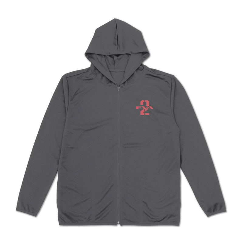 Evangelion - Shikinami Asuka Langley Thin Dry Hoodie (Gray | Size XL) image 3