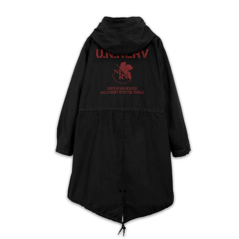 Evangelion - U.N.NERV M-51 Jacket (Black | Size M) image 2