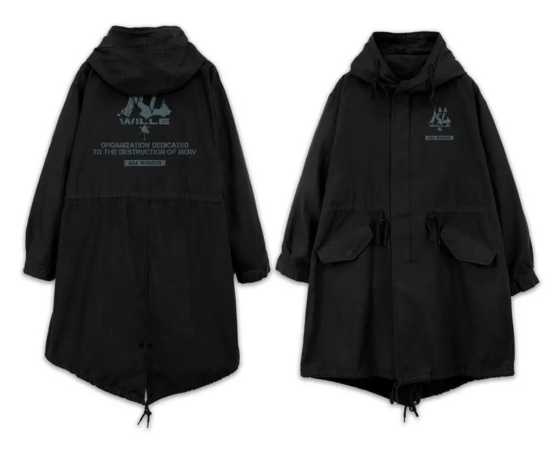 Evangelion - Wille & AAA Wunder M-51 Jacket (Black | Size L) image 1