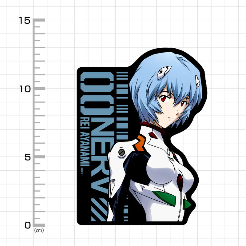 Evangelion Rei Ayanami Outdoor Sticker image 2