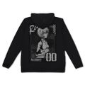 Evangelion - Rei Ayanami Thin Dry Hoodie (Black | Size XXL) thumbnail 2
