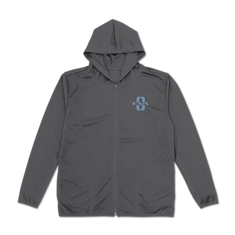 Evangelion - Rei Ayanami Thin Dry Hoodie (Gray | Size M) image 3