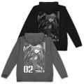 Evangelion - Shikinami Asuka Langley Thin Dry Hoodie (Black | Size XXL) thumbnail 5