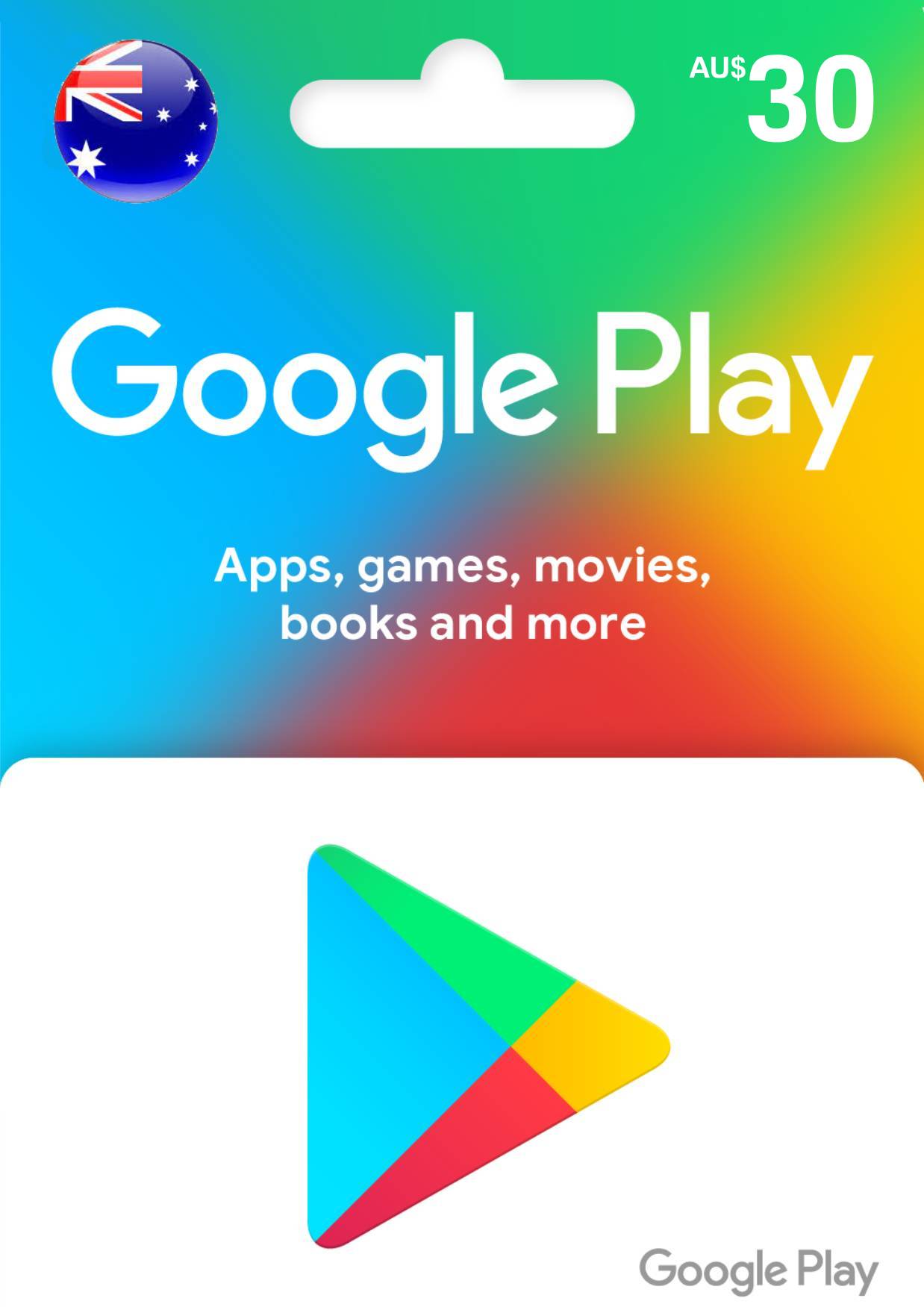 Google Play AUD 30 Gift Card | Australia Account digital — Import Game Deal