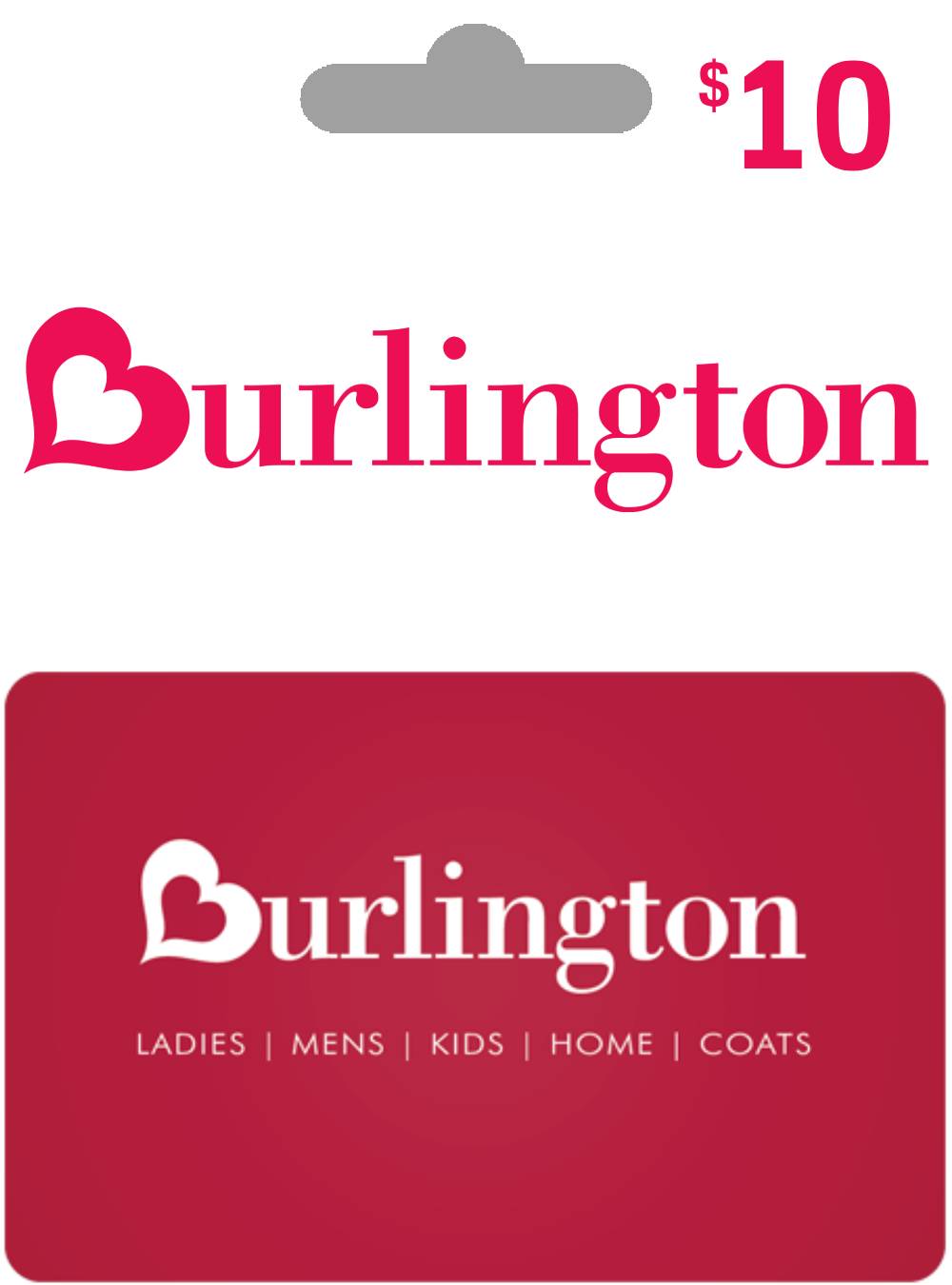 Burlington Gift Card 10 USD | US Account digital — Import Game Deal