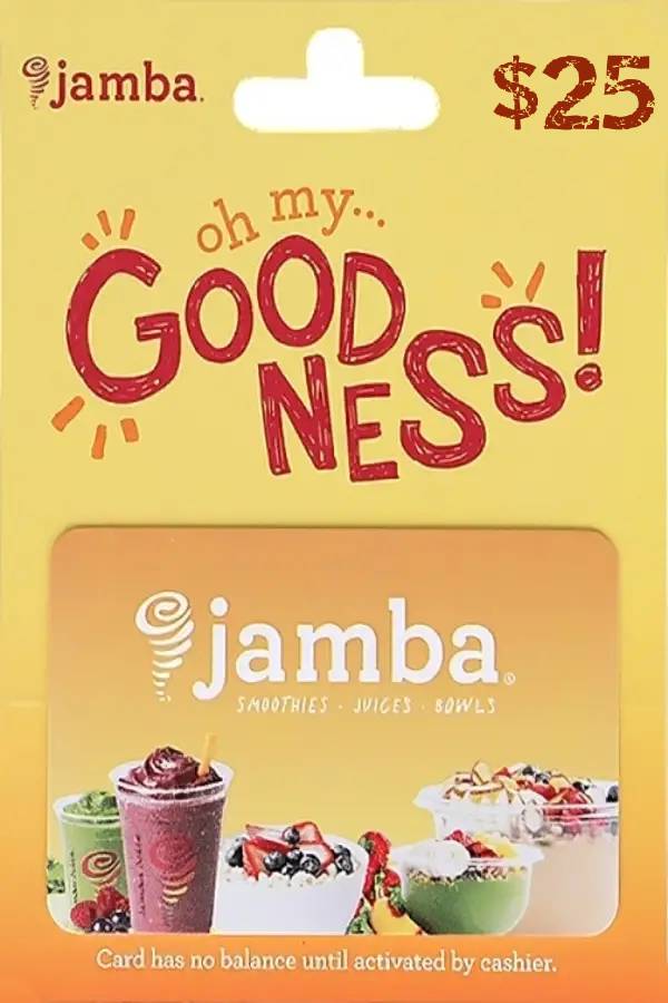 Jamba Juice Gift Card 25 USD | US Account Only digital — Import Game Deal