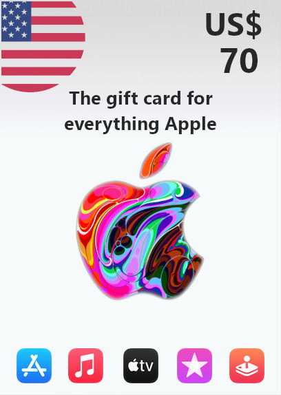 Apple Gift Card 70 USD | US Account digital